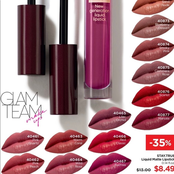 Faberlic Glam Team Stay Matte Liquid Lipstick - Picture 2 of 3